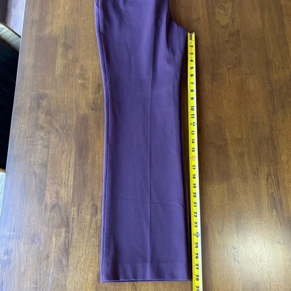 Talbots Barely Boot Deep Burgundy Pants - Picture 5 of 8